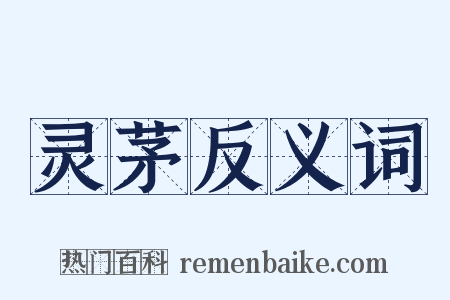 灵茅反义词是什么意思的图片